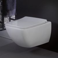 Villeroy&Boch Venticello Wand-Tiefspül-WC mit DirectFlush, inkl. WC-Sitz SlimSeat Line, Combi-Pack