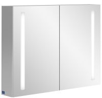 Villeroy&Boch More to See 14+ LED-Aufputz-Spiegelschrank mit Medizinbox, dimmbar, 100x75cm A4331000