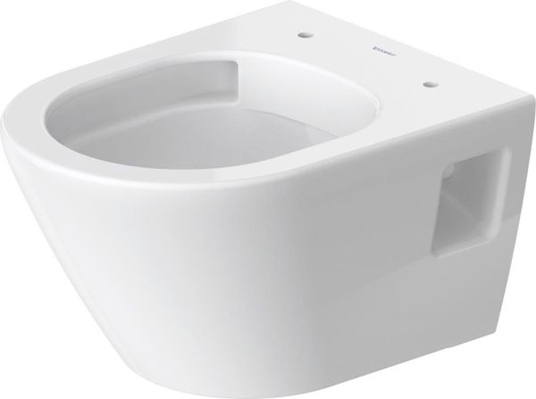 Duravit D-Neo Wand-WC compact 48x37cm, HygieneGlaze, rimless, weiß