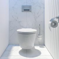 Vorschau: Duravit Starck 1 WC-Sitz mit Absenkautomatik, abnehmbar, weiß 0065880099 1