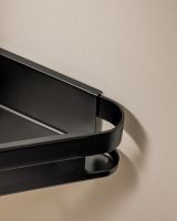 Vorschau: Cosmic Line Eckseifenschale, schwarz matt