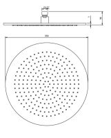 Vorschau: Villeroy&Boch Universal Showers Regenbrause rund Ø35cm TVC000003000K5