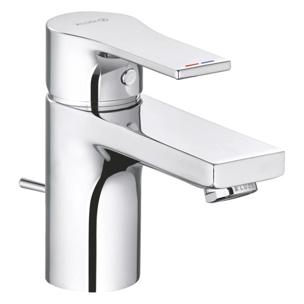 Kludi Zenta SL Waschtisch-Einhandmischer 75 mit Ablaufgarnitur, chrom 482600565