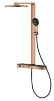 Vorschau: Grohe Rainshower Aqua Pure Duschsystem mit Thermostat, rund