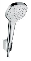 Vorschau: Hansgrohe Croma Select E 1jet Porter Set 1,60m, weiß/chrom