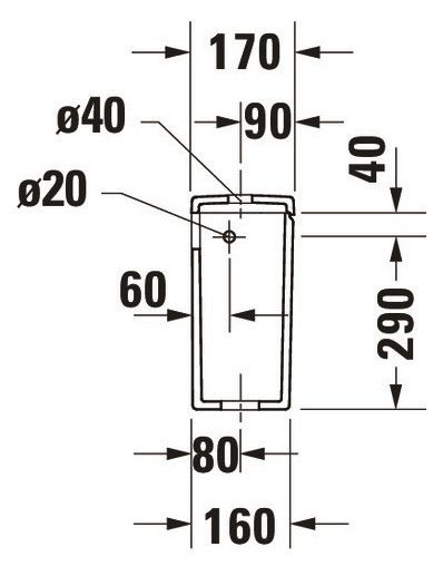 Duravit Duravit No.1 Spülkasten 3/6L mit Dual Flush, Anschluss rechts oder links, weiß