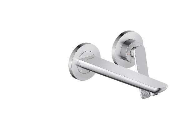 Axor Citterio C Cubic Cut Einhebel-Waschtischarmatur Unterputz für Wandmontage chrom 49111000