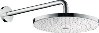 Hansgrohe Raindance Select S 300 2jet Kopfbrause mit Brausearm, 39cm, weiß/chrom