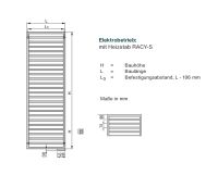 Vorschau: Zehnder Quaro Badheizkörper, Elektrobetrieb RACY-C ZQ1Z0