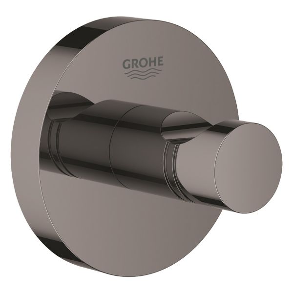 Grohe Essentials Bademantelhaken, hard graphite