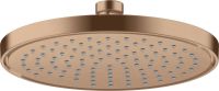 Vorschau: Axor ShowerSolutions Kopfbrause 220 1jet EcoSmart brushed red gold 35383310