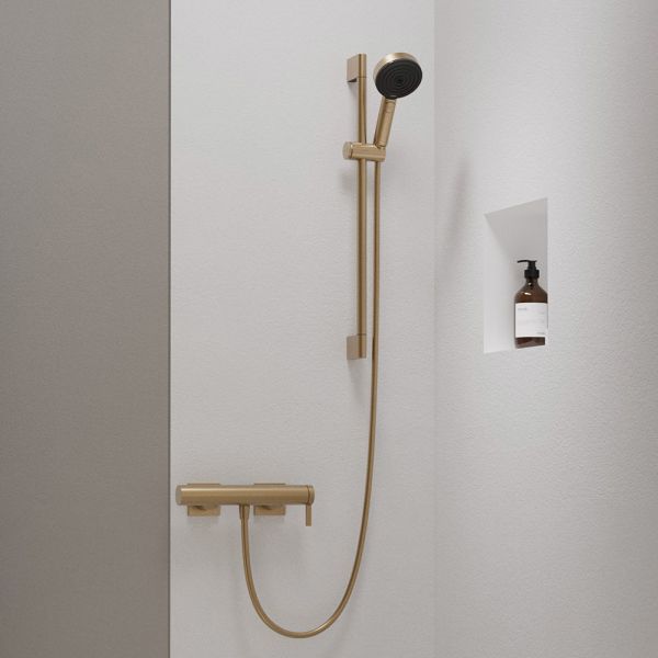 Hansgrohe Tecturis E Einhebel-Duscharmatur Aufputz, brushed bronze