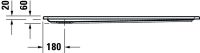 Vorschau: Duravit Starck Slimline Duschwanne rechteckig 80x130cm, Sanitäracryl, weiß