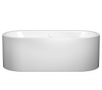 Kaldewei Meisterstück Centro Duo Oval freistehende Badewanne 170x75cm, weiß mit Perl-Effekt Mod.1127