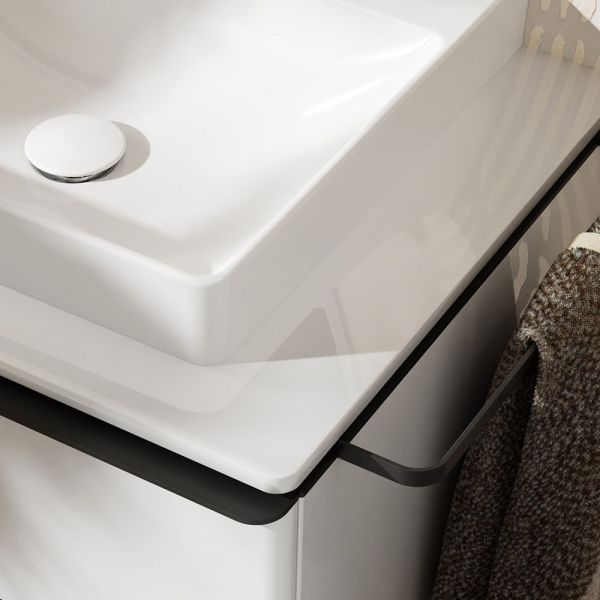 Hansgrohe Xelu Q Waschtischunterschrank 98x55cm für Aufsatzwaschtisch, 1 Schubkasten