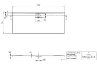 Vorschau: Villeroy&Boch Architectura MetalRim Duschwanne, 170x70cm, weiß, UDA1770ARA248V-01