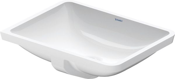 Duravit Starck 3 Unterbauwaschtisch rechteckig 49x36,5cm, mit Überlauf, ohne Hahnloch, weiß 0305490000