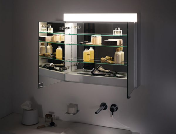 Keuco Edition 400 Spiegelschrank 1 Lichtfarbe für Wandvorbau 71x65cm