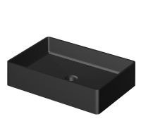 Vorschau: Steinberg Serie 440 Aufsatzschale eckig aus Mineo Stone 60x40cm, matt black 4407110S