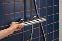 Vorschau: hansgrohe Activera S Duschsystem 240 1jet mit EcoSmart & Ecostat Fine Varia, chrom
