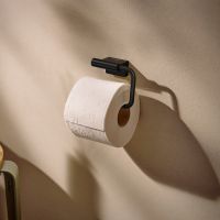 hansgrohe AddStoris S Papierrollenhalter ohne Deckel, schwarz matt 41788670