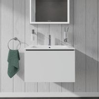 Vorschau: Duravit L-Cube Waschtischunterschrank wandhängend 62x48cm mit 1 Schublade für ME by Starck 233663 weiß matt LC614001818