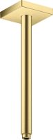 Axor ShowerSolutions Deckenanschluss 30cm eckig, brushed brass 26438950