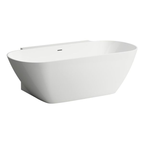 Laufen Lua Badewanne wandgebunden, Gel-Coat Oberfläche, 170x85,5cm, weiß H2200870000001