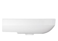 Vorschau: Grohe Euro Keramik Waschtisch 55cm mit Hahnloch, ohne Überlauf, weiß