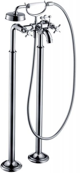 Axor Montreux 2-Griff-Wannenarmatur bodenstehend, chrom 16547000
