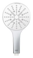 Vorschau: Grohe Rainshower SmartActive 130 Regendusche Handbrause, 3 Strahlarten, moon white 26574LS0