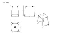 Vorschau: Villeroy&Boch ViCare Badhocker, 44x42,5x33cm, weiß 92170468