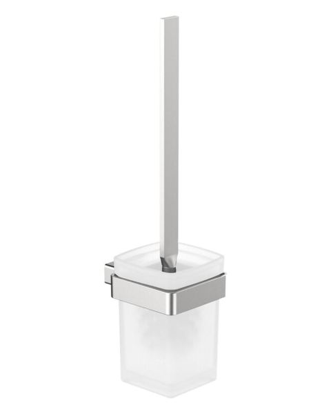 emco loft Toilettenbürstengarnitur Kristallglas satiniert, edelstahl 051501600