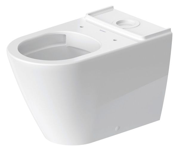 Duravit D-Neo Stand-WC für Kombination, Tiefspüler, spülrandlos, weiß