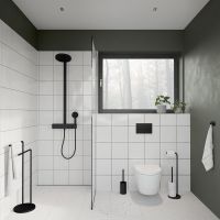 Vorschau: SmedboBeslagsboden ToilettenpapierhalterReservepapierhalter, Standmodell, schwarz BB1230