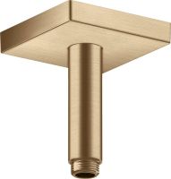 Axor ShowerSolutions Deckenanschluss 10cm eckig, brushed bronze 26437140