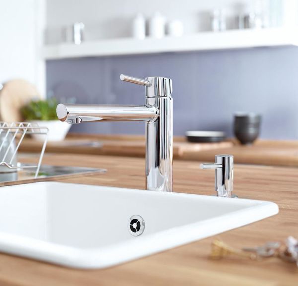 Grohe Concetto Küchen-Wasserhahn chrom 31128001Spülmittelspender 40535000