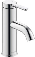 Duravit C.1 Einhebel-Waschtischmischer S ohne Zugstangen-Ablaufgarnitur, chrom