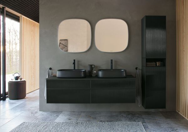 Duravit Zencha Aufsatzbecken 55x39 anthrazit matt 2373551379
