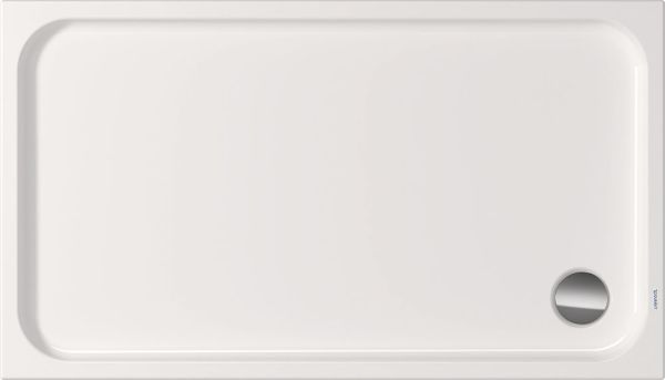 Duravit D-Code Duschwanne 140x80cm, Sanitäracryl, weiß 720259000000000