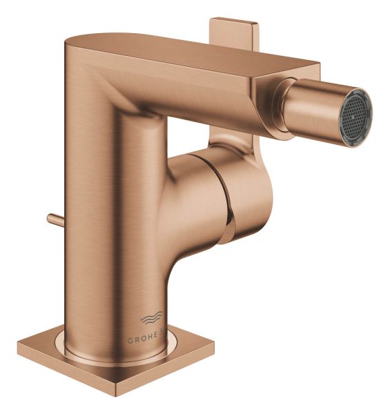 Grohe Allure Bidetaramtur mit Ablaufgarnitur, warm sunset gebürstet 24160DL1
