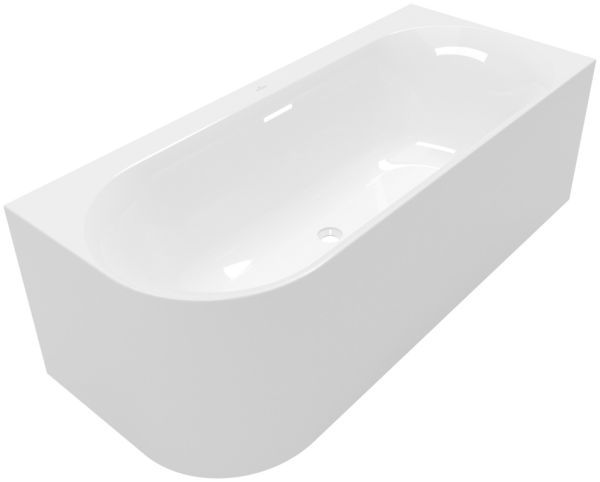 Villeroy&Boch Loop&Friends Oval Duo Vorwand-Badewanne, rechte Ausführung, 180x80cm UBA180LOF9CR00V-01