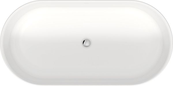 Duravit Soleil by Starck freistehende Badewanne oval 160x80cm, weiß
