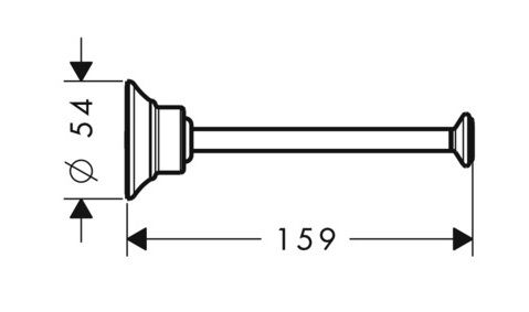 Axor Montreux Reserverollenhalter