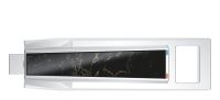 Vorschau: Grohe Allure Brilliant Einhand-Waschtischbatterie M-Size mit Vanilla Noir Caesarstone Griff-Einlage