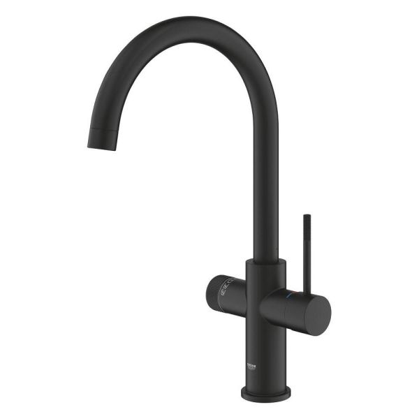 Grohe Blue 2.0 5-in-1-Armatur, C-Auslauf, phantom black 104416KF01 