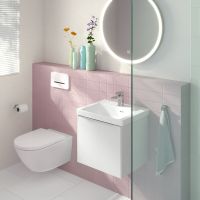 Vorschau: Villeroy&Boch Subway 3.0 Handwaschbecken 50x40cm, 1 Hahnloch mit Überlauf 43705001