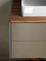 Vorschau: Duravit DuraSquare Waschtisch 80x47cm, ohne Überlauf, mit Wondergliss, mit nicht verschließbarem Ablaufventil, weiß 23538000791