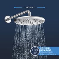 Vorschau: Grohe Start UP-Duschsystem rund mit Thermostat, Vitalio Start Kopfbrause, chrom