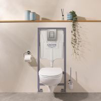Vorschau: Grohe Bau Keramik Set Wand-Tiefspül-WC inkl. WC-Sitz mit Soft-Close & QuickRelease, weiß 112949SH00